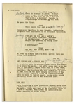 Moe Howard's 32pp. Script Dated October 1939 for The Three Stooges 1940 Film ''You Nazty Spy!'' -- With Numerous Annotations in Moe's Hand Throughout -- Very Good Condition
